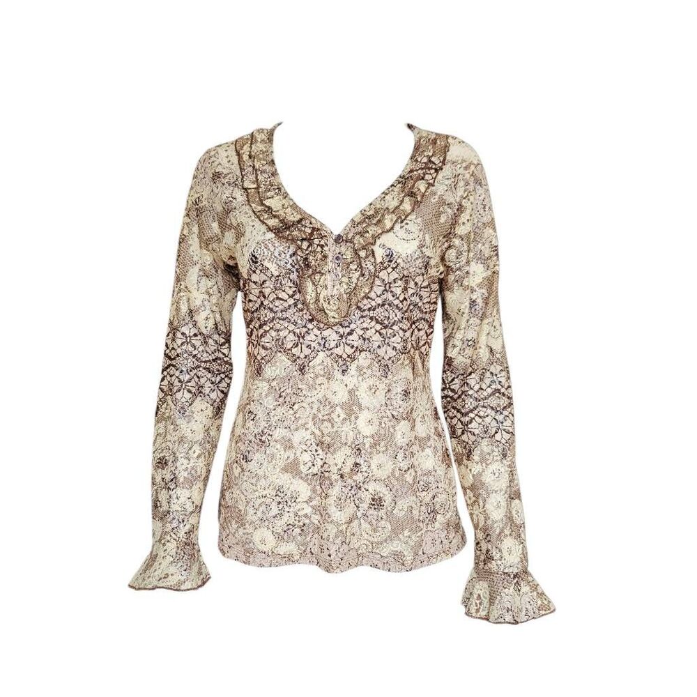 vintage fairycore lace blouse